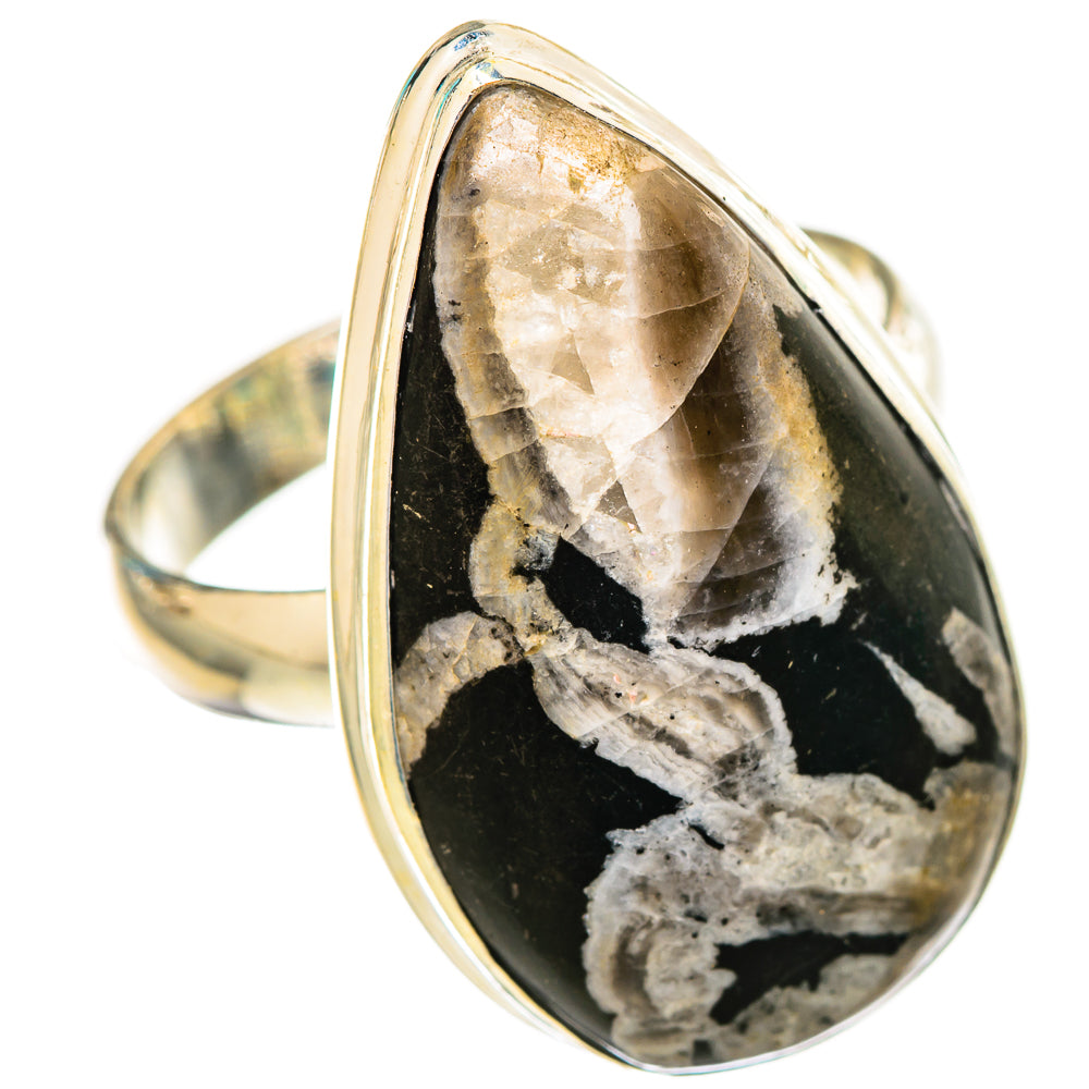 Chrysanthemum Stone Rings handcrafted by Ana Silver Co - RING115939 - Photo 2