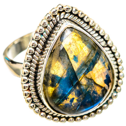 Labradorite Rings handcrafted by Ana Silver Co - RING115947 - Photo 2
