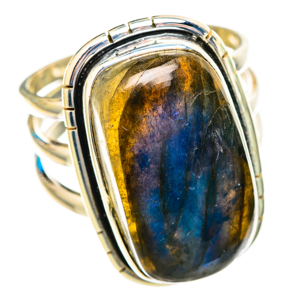 Labradorite Rings handcrafted by Ana Silver Co - RING115950 - Photo 2