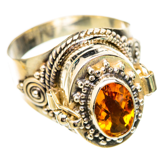 Mandarin Citrine Rings handcrafted by Ana Silver Co - RING115955 - Photo 2