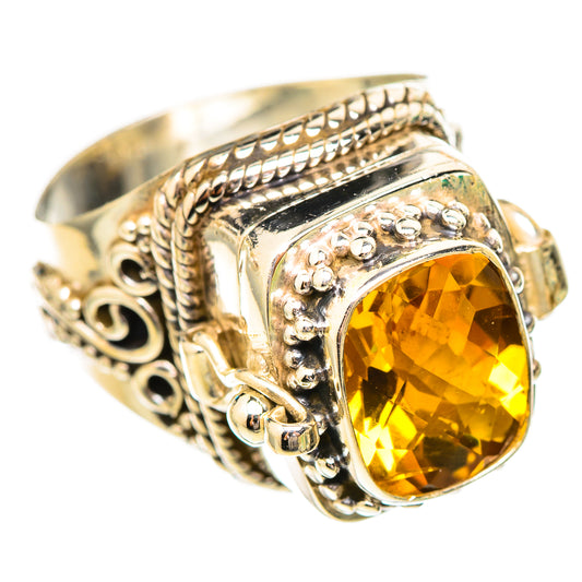 Mandarin Citrine Rings handcrafted by Ana Silver Co - RING115956 - Photo 2