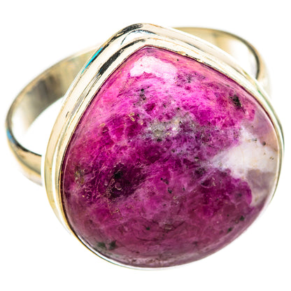 Ruby Fuchsite Rings handcrafted by Ana Silver Co - RING115958 - Photo 2