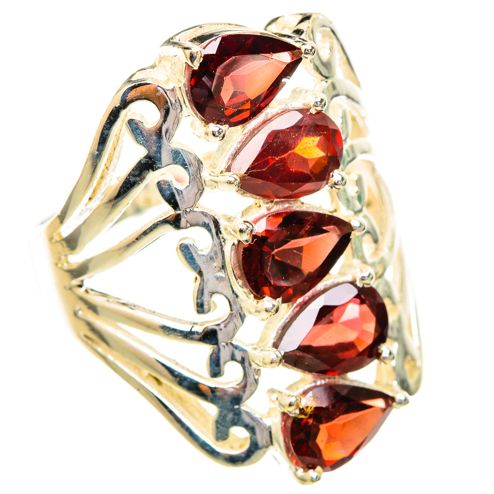 Garnet Rings handcrafted by Ana Silver Co - RING115959 - Photo 2