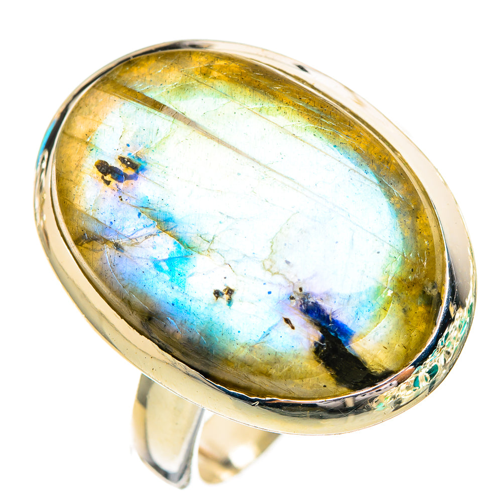 Labradorite Rings handcrafted by Ana Silver Co - RING115970 - Photo 2