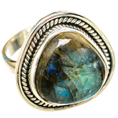 Labradorite Rings handcrafted by Ana Silver Co - RING115973 - Photo 2