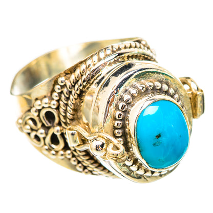 Peruvian Chrysocolla Rings handcrafted by Ana Silver Co - RING115974 - Photo 2