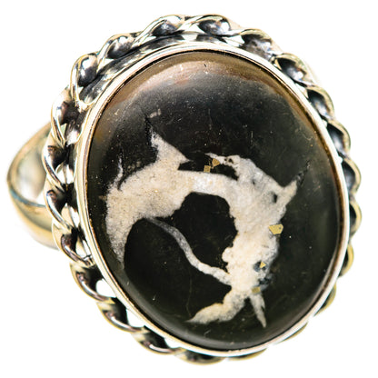 Septarian Geode Rings handcrafted by Ana Silver Co - RING115984 - Photo 2