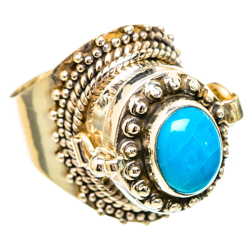 Sleeping Beauty Turquoise Rings handcrafted by Ana Silver Co - RING115992 - Photo 2
