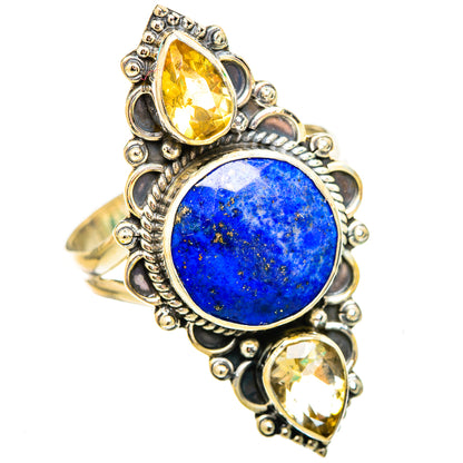 Lapis Lazuli Rings handcrafted by Ana Silver Co - RING116000 - Photo 2