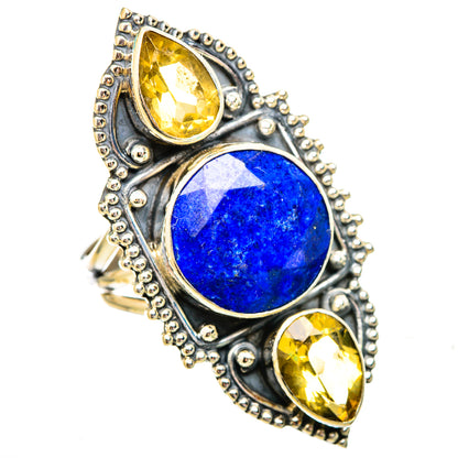 Lapis Lazuli Rings handcrafted by Ana Silver Co - RING116002 - Photo 2