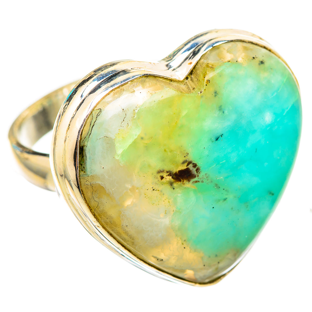 Peruvian Opal Rings handcrafted by Ana Silver Co - RING116004 - Photo 2
