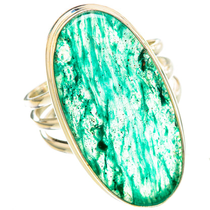 Green Aventurine Rings handcrafted by Ana Silver Co - RING116008 - Photo 2