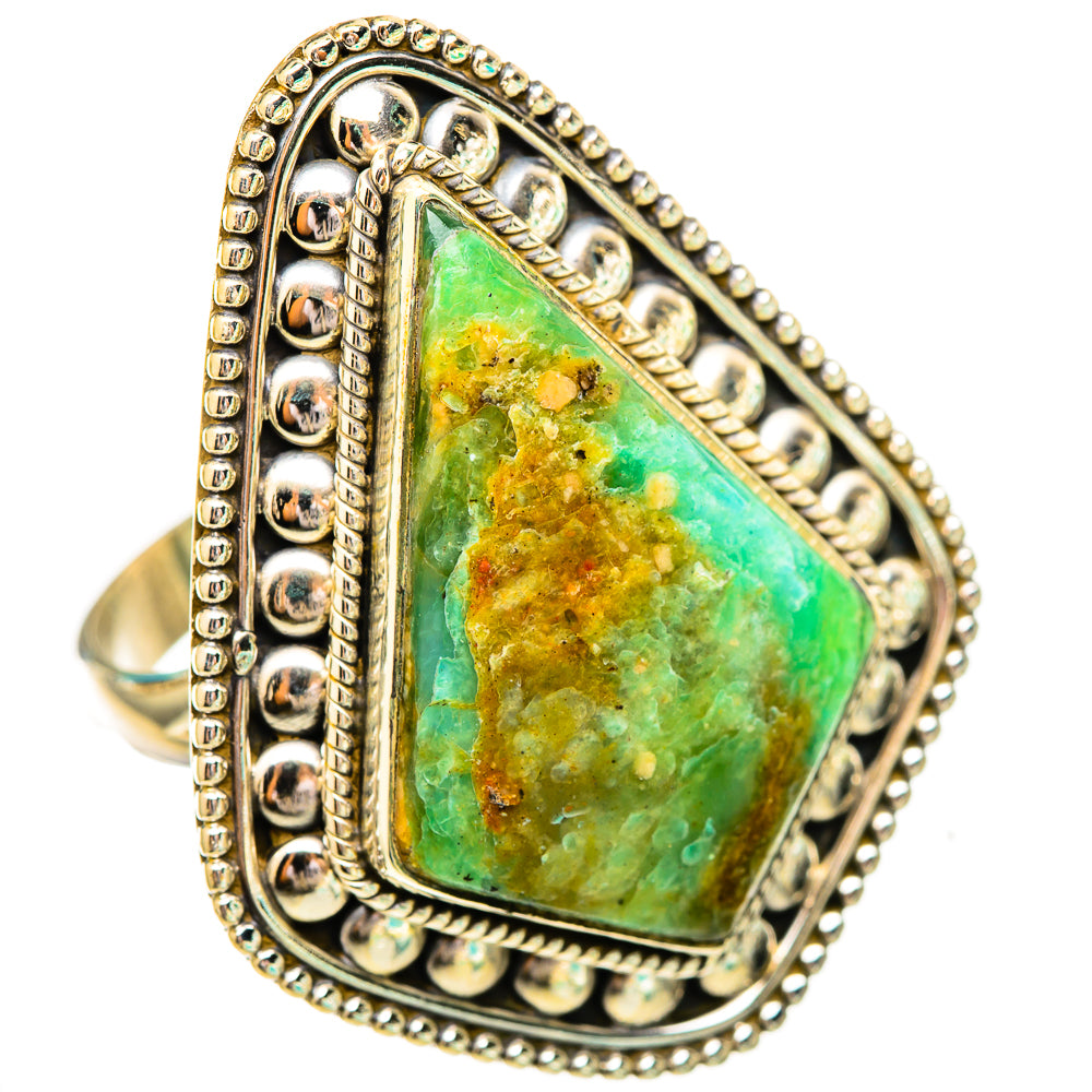 Peruvian Opal Rings handcrafted by Ana Silver Co - RING116009 - Photo 2