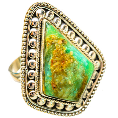 Peruvian Opal Rings handcrafted by Ana Silver Co - RING116009 - Photo 2