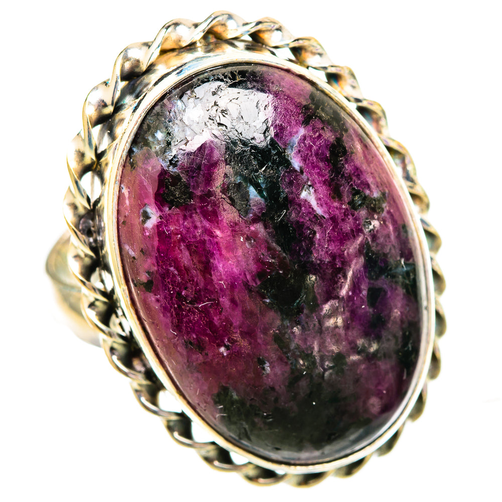 Russian Eudialyte Rings handcrafted by Ana Silver Co - RING116018 - Photo 2