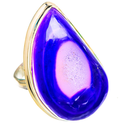 Purple Botswana Agate Rings handcrafted by Ana Silver Co - RING116020 - Photo 2