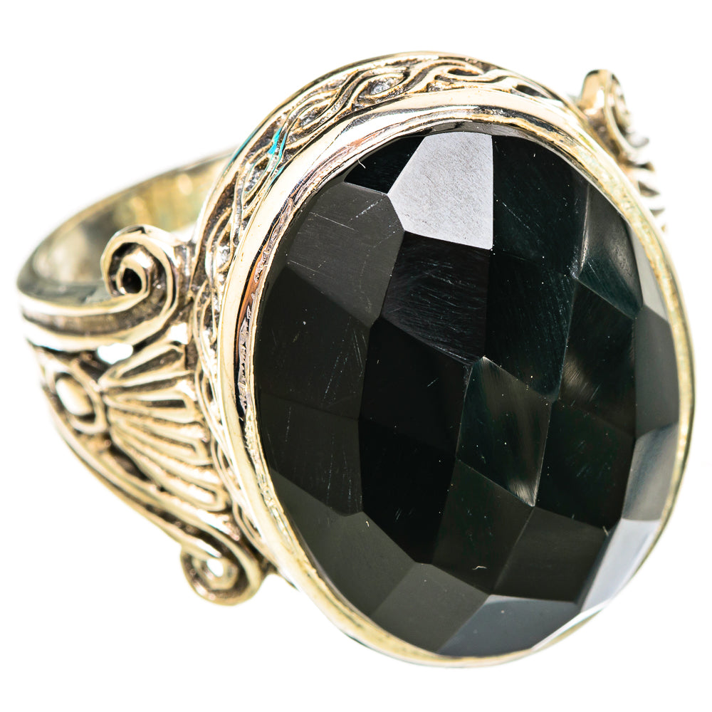 Black Onyx Rings handcrafted by Ana Silver Co - RING116022 - Photo 2