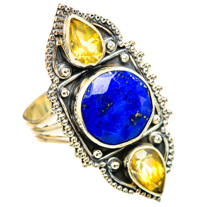 Lapis Lazuli Rings handcrafted by Ana Silver Co - RING116040 - Photo 2