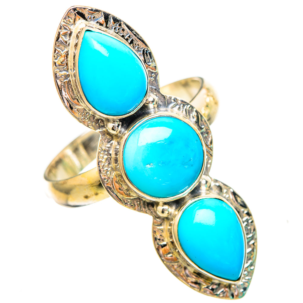 Larimar Rings handcrafted by Ana Silver Co - RING116043 - Photo 2