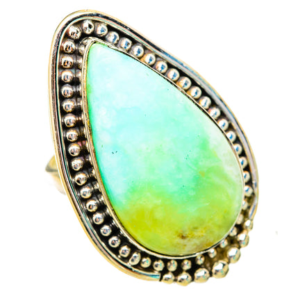Peruvian Opal Rings handcrafted by Ana Silver Co - RING116050 - Photo 2
