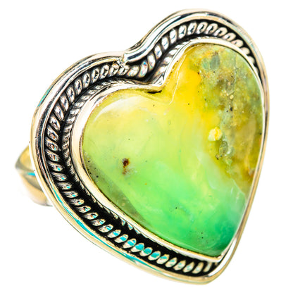 Peruvian Opal Rings handcrafted by Ana Silver Co - RING116051 - Photo 2