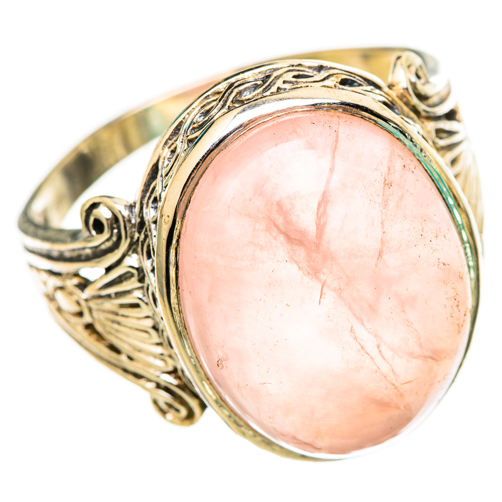 Rose Quartz Rings handcrafted by Ana Silver Co - RING116061 - Photo 2