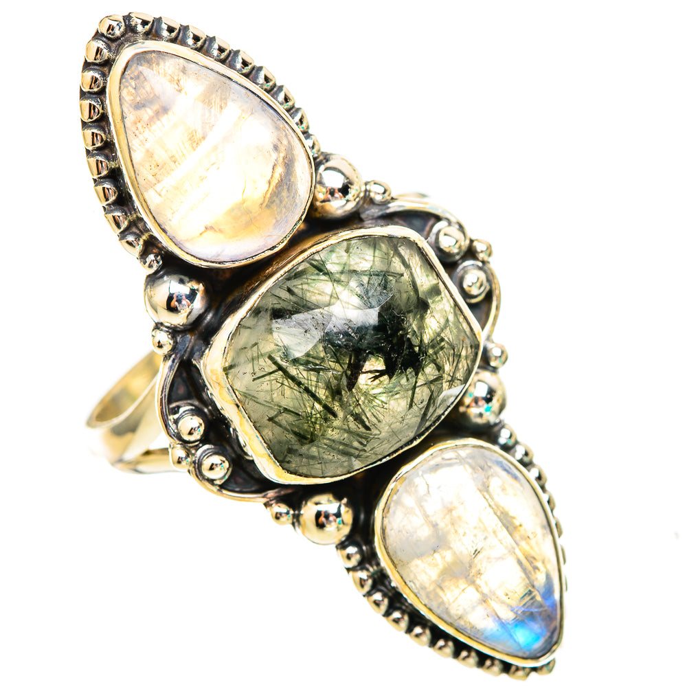 Tourmalinated Quartz Rings handcrafted by Ana Silver Co - RING116066 - Photo 2