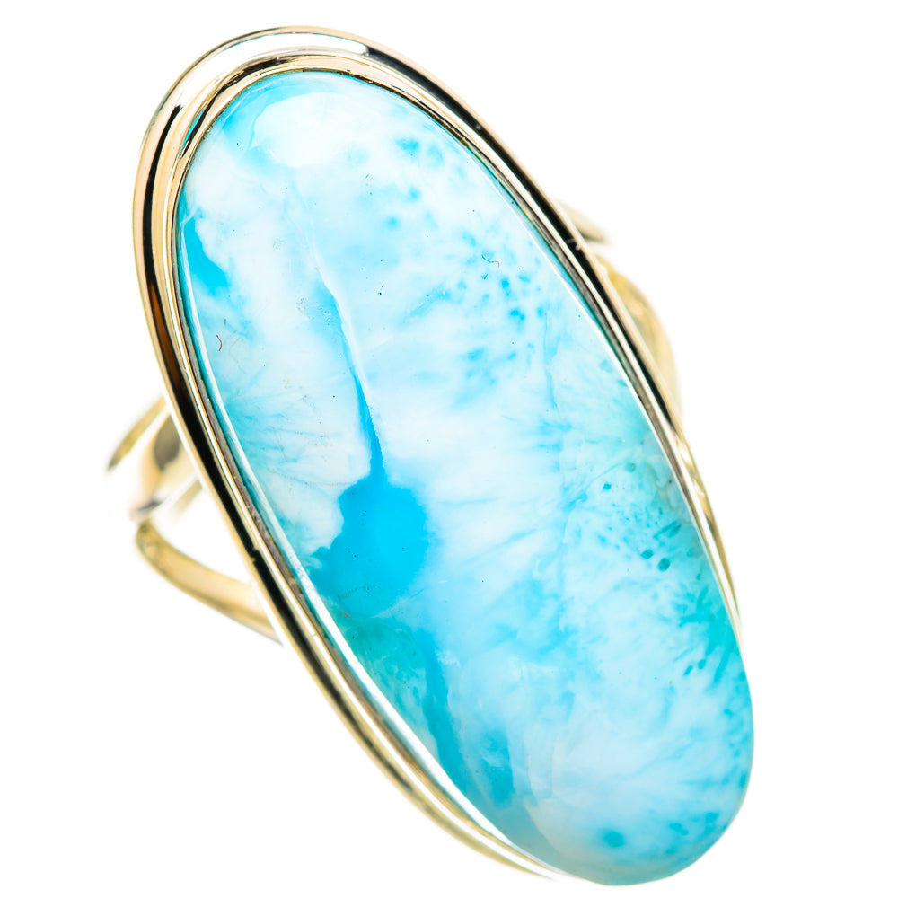 Larimar Rings handcrafted by Ana Silver Co - RING116073 - Photo 2