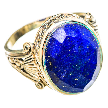 Lapis Lazuli Rings handcrafted by Ana Silver Co - RING116079 - Photo 2