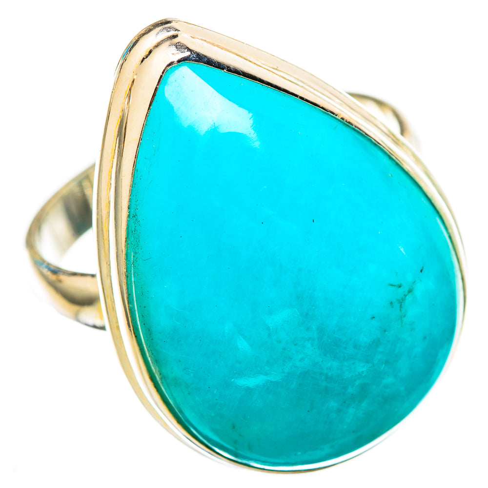 Peruvian Amazonite Rings handcrafted by Ana Silver Co - RING116080 - Photo 2