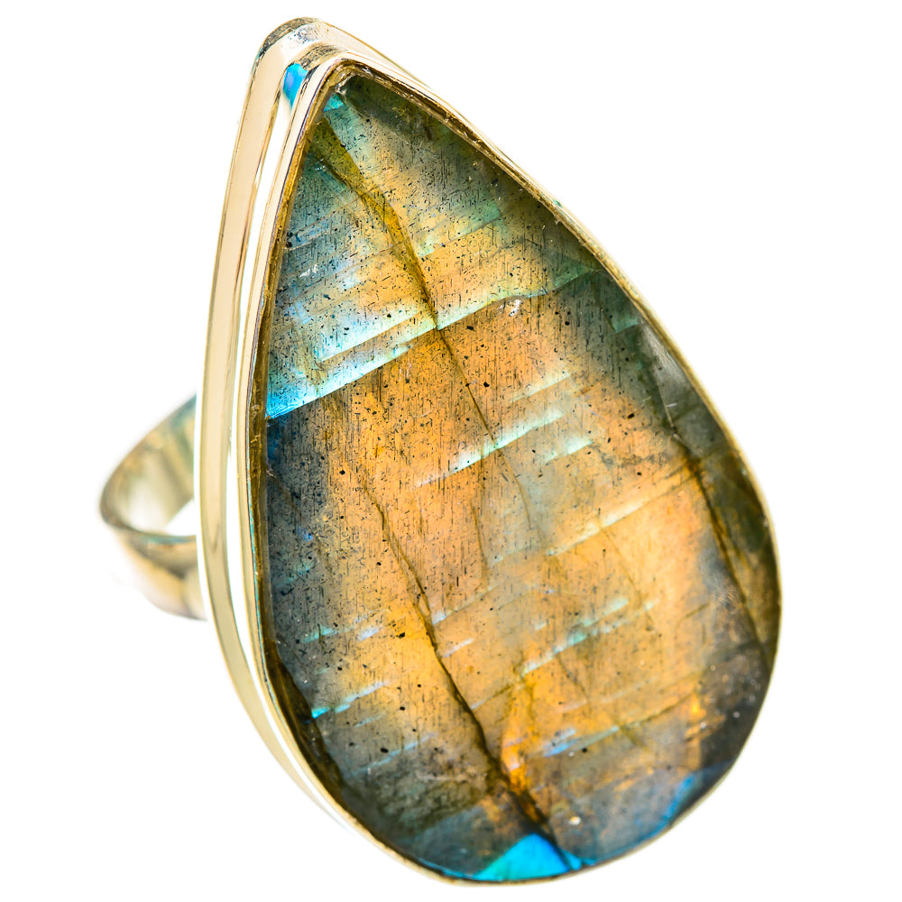 Labradorite Rings handcrafted by Ana Silver Co - RING116084 - Photo 2