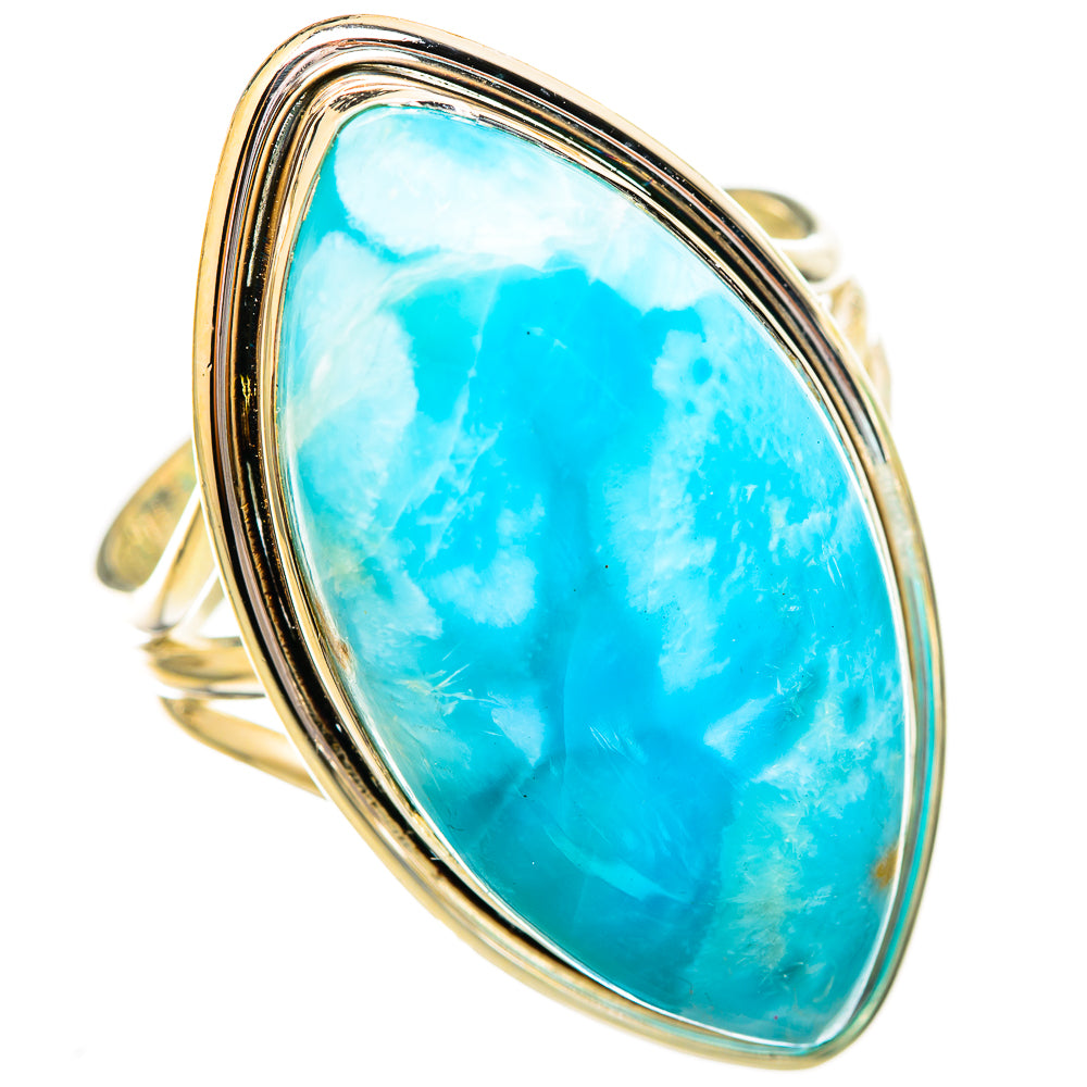 Larimar Rings handcrafted by Ana Silver Co - RING116086 - Photo 2