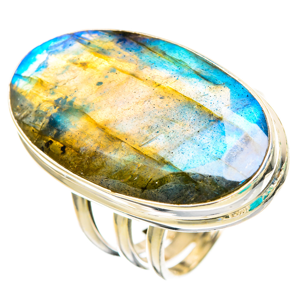 Labradorite Rings handcrafted by Ana Silver Co - RING116087 - Photo 2
