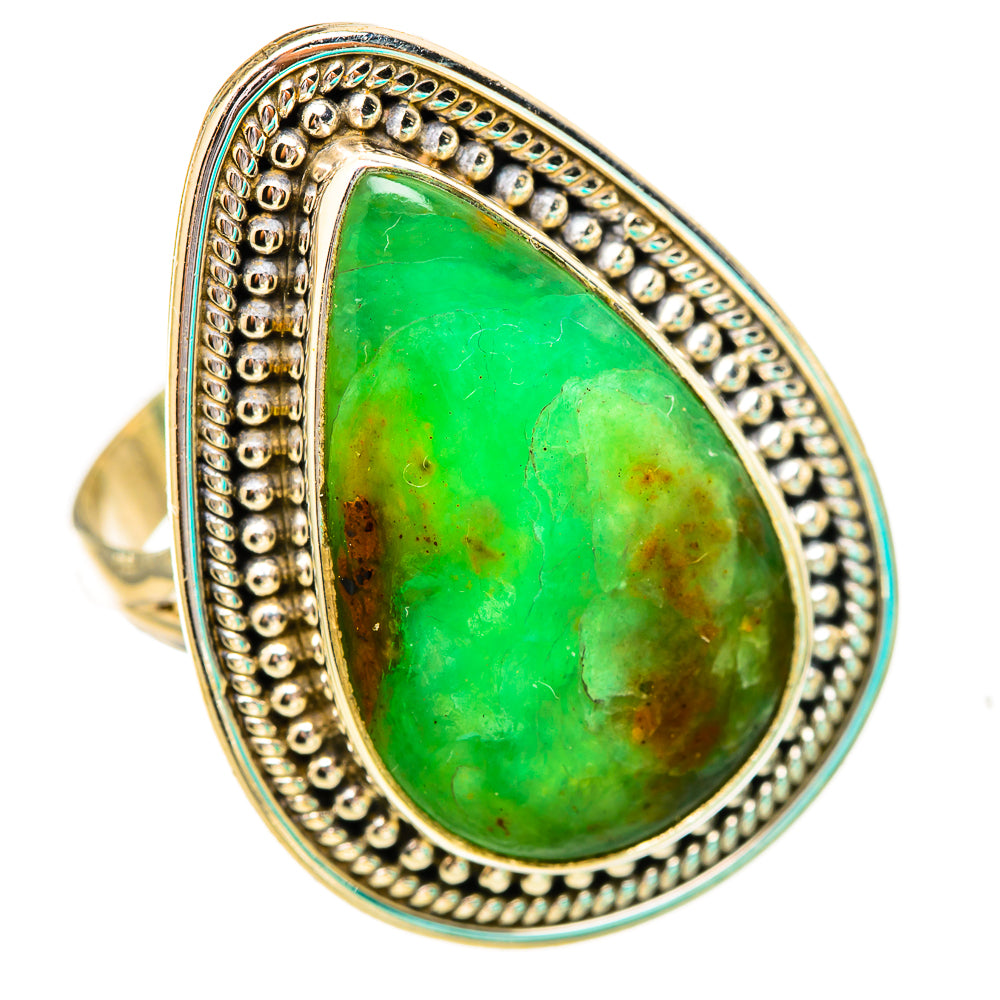 Peruvian Opal Rings handcrafted by Ana Silver Co - RING116093 - Photo 2