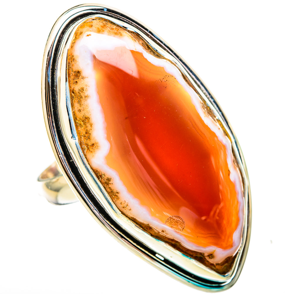 Botswana Agate Rings handcrafted by Ana Silver Co - RING116099 - Photo 2