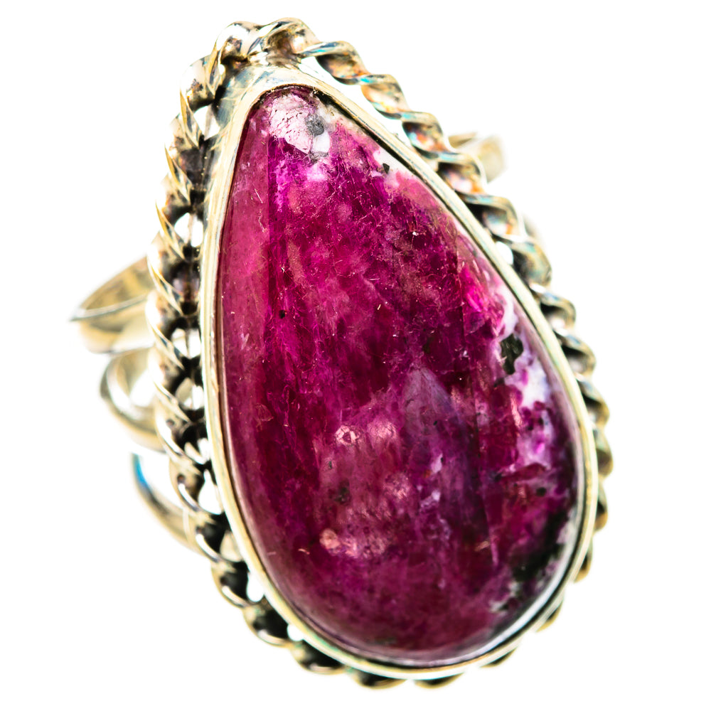 Ruby Fuchsite Rings handcrafted by Ana Silver Co - RING116103 - Photo 2