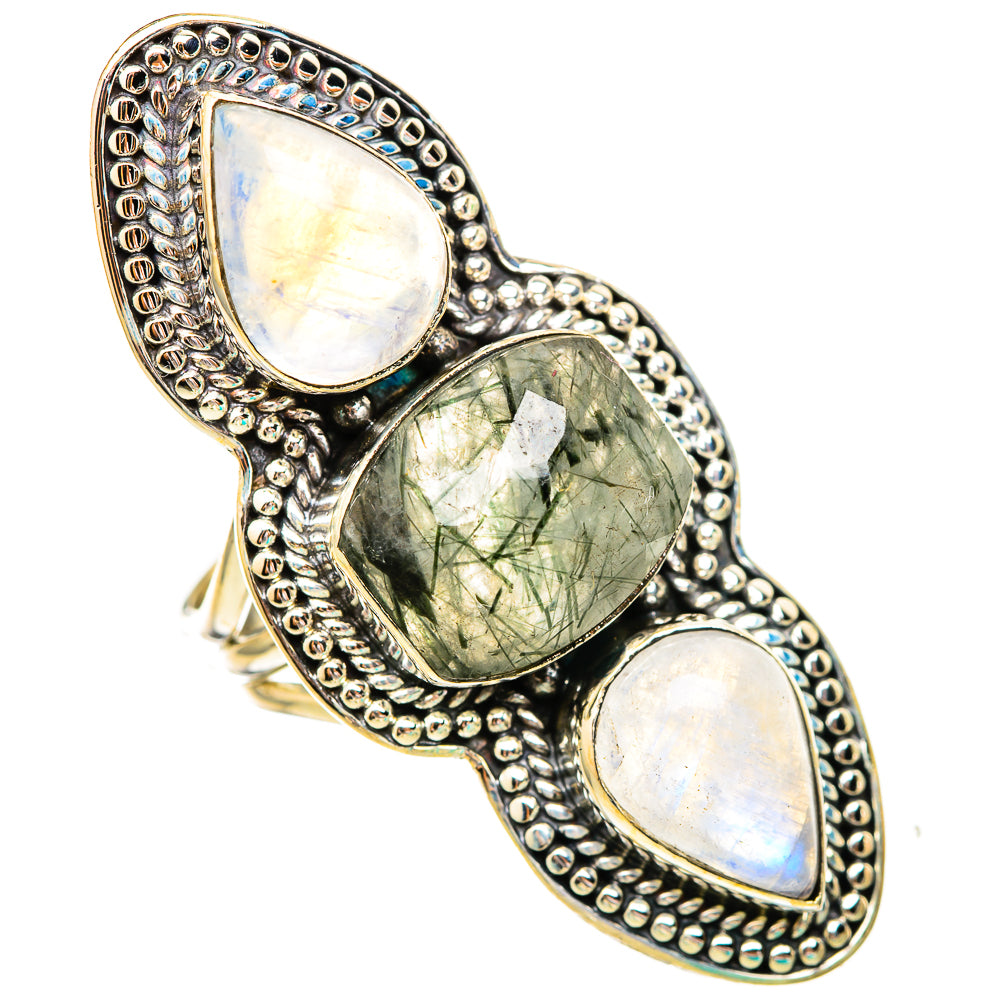 Tourmalinated Quartz Rings handcrafted by Ana Silver Co - RING116104 - Photo 2