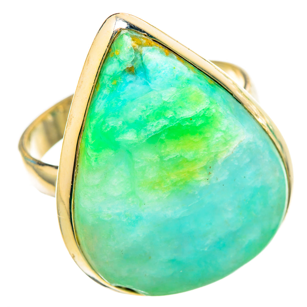 Peruvian Opal Rings handcrafted by Ana Silver Co - RING116113 - Photo 2