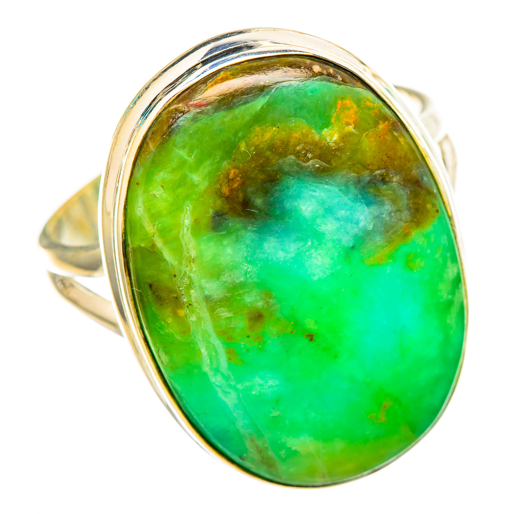 Peruvian Opal Rings handcrafted by Ana Silver Co - RING116123 - Photo 2