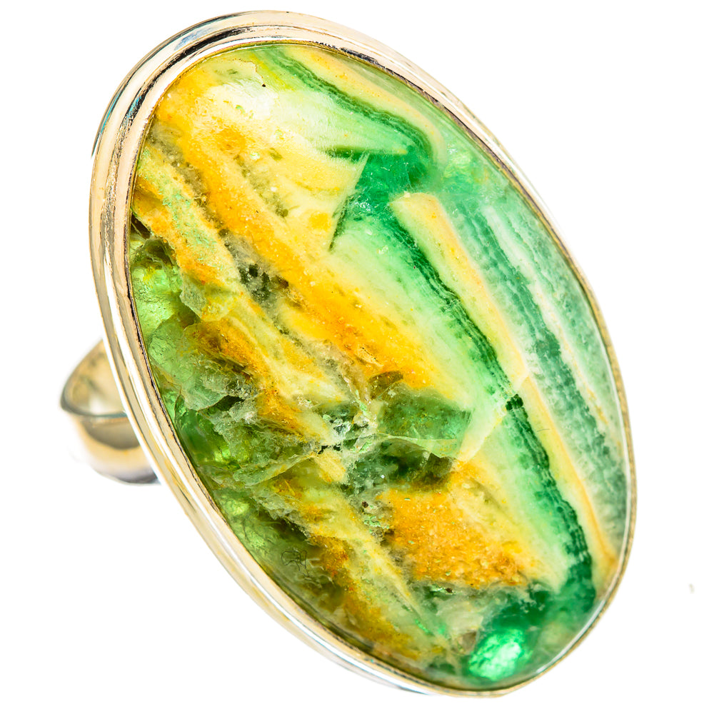 Peruvian Opal Rings handcrafted by Ana Silver Co - RING116124 - Photo 2