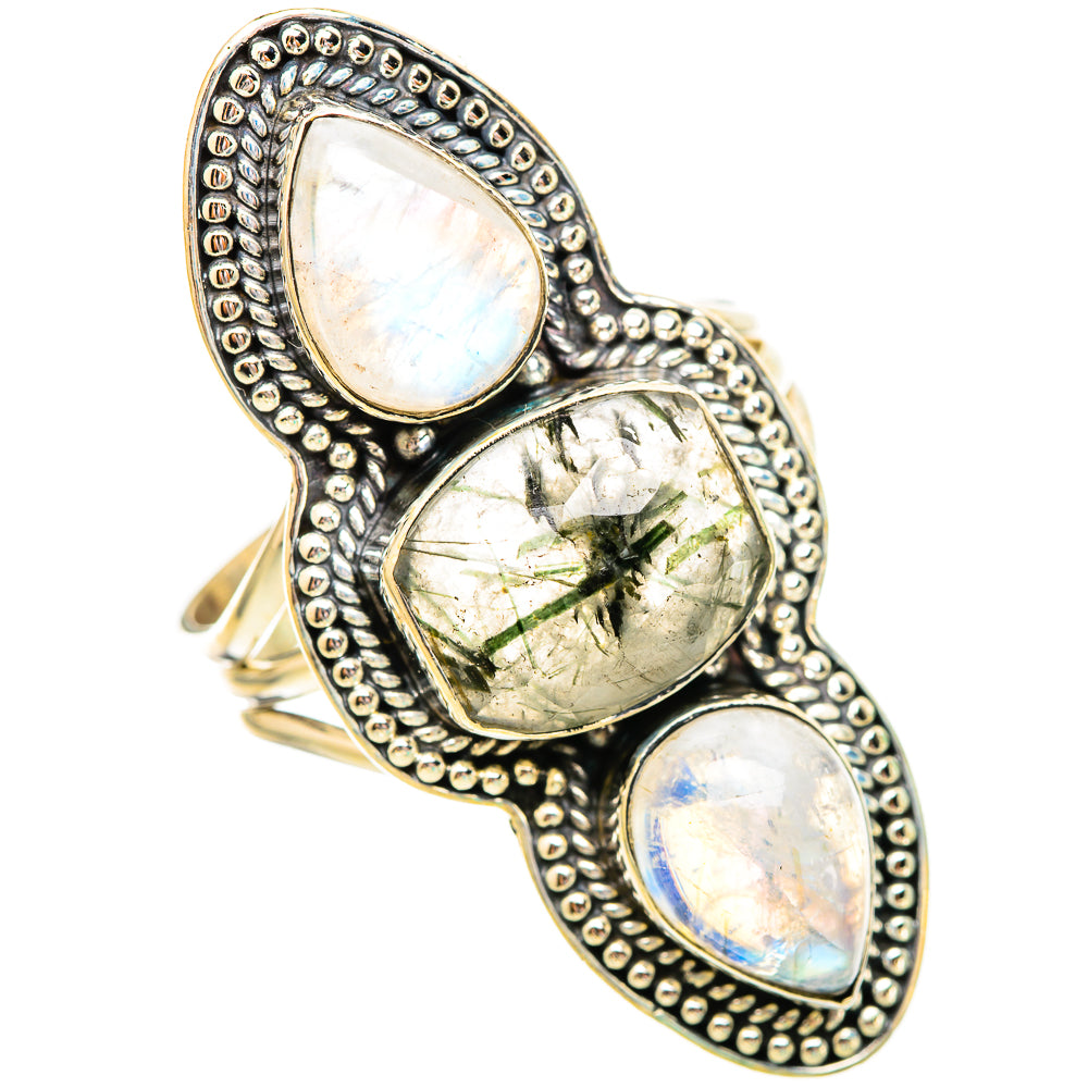 Tourmalinated Quartz Rings handcrafted by Ana Silver Co - RING116130 - Photo 2