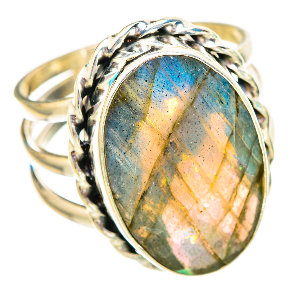 Labradorite Rings handcrafted by Ana Silver Co - RING116137 - Photo 2
