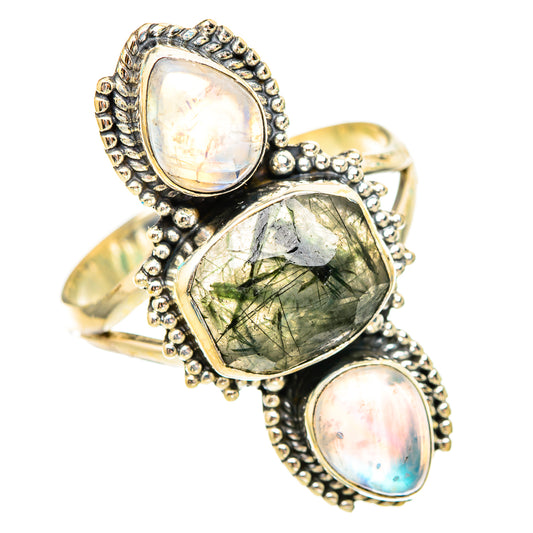 Tourmalinated Quartz Rings handcrafted by Ana Silver Co - RING116153 - Photo 2