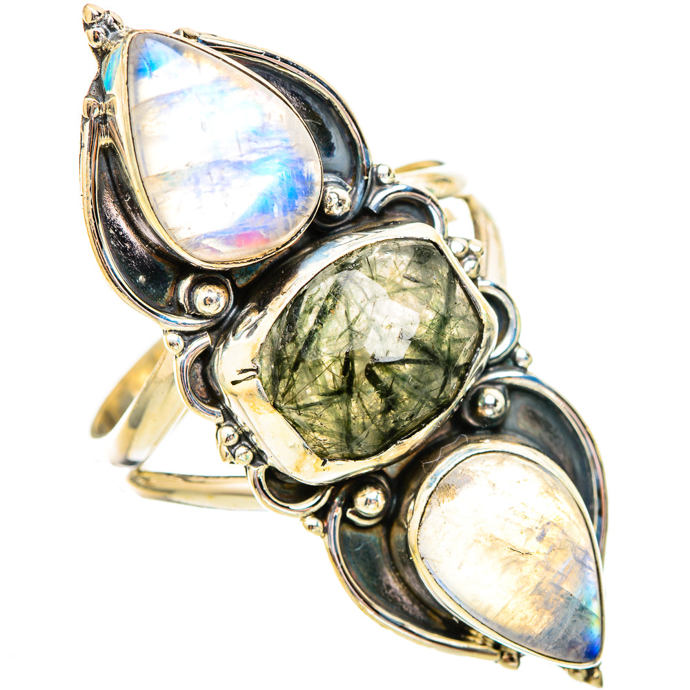 Tourmalinated Quartz Rings handcrafted by Ana Silver Co - RING116155 - Photo 2