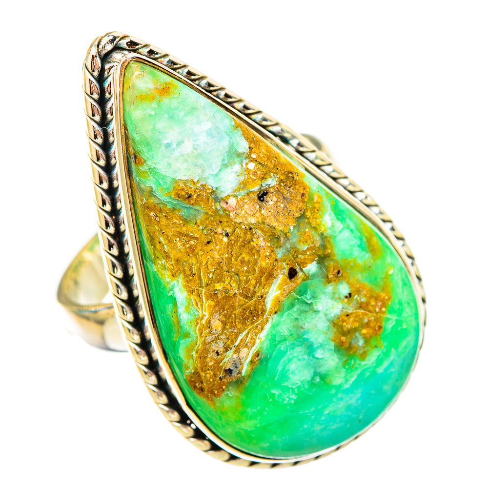 Peruvian Opal Rings handcrafted by Ana Silver Co - RING116172 - Photo 2