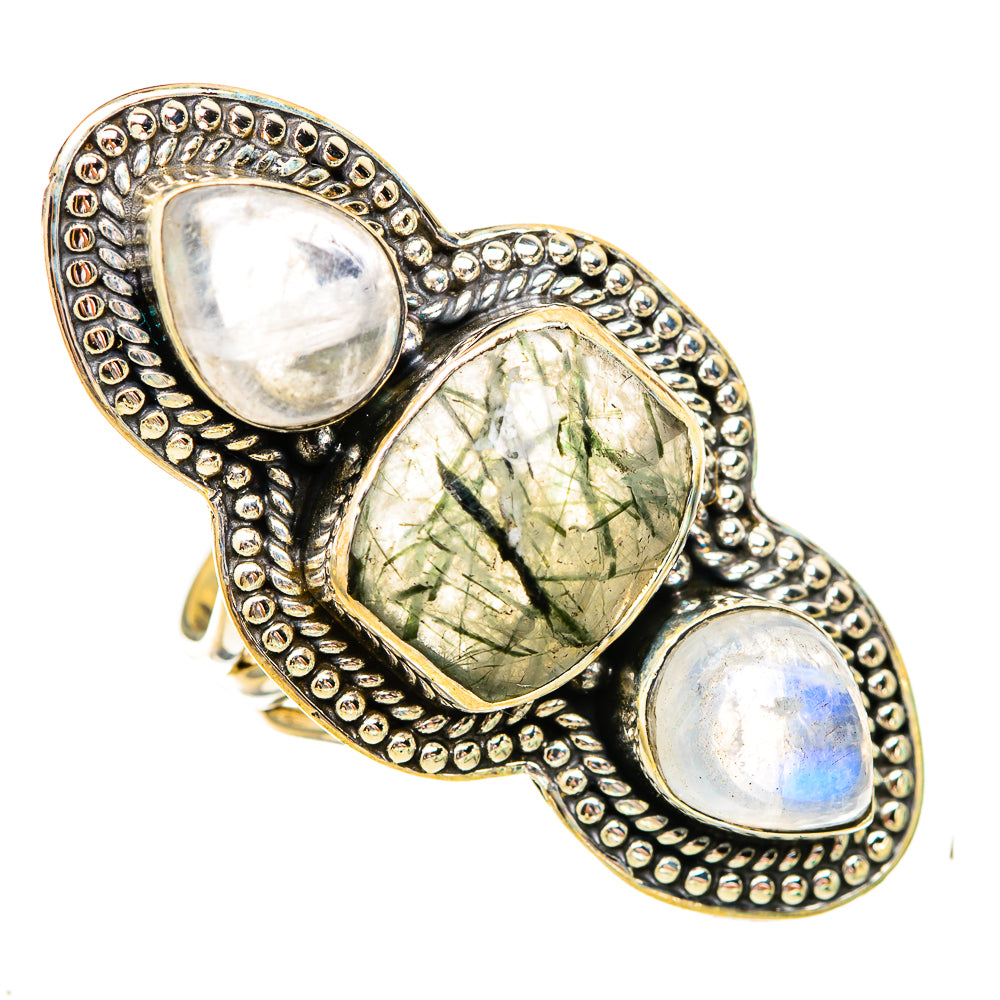 Tourmalinated Quartz Rings handcrafted by Ana Silver Co - RING116178 - Photo 2