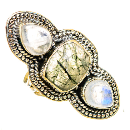Tourmalinated Quartz Rings handcrafted by Ana Silver Co - RING116178 - Photo 2