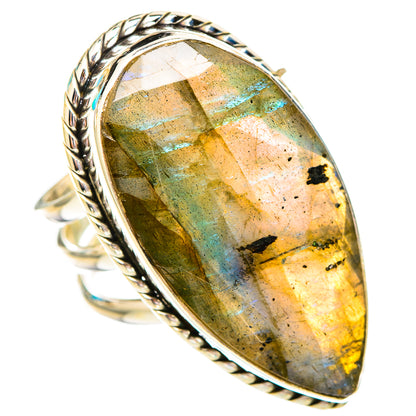 Labradorite Rings handcrafted by Ana Silver Co - RING116181 - Photo 2