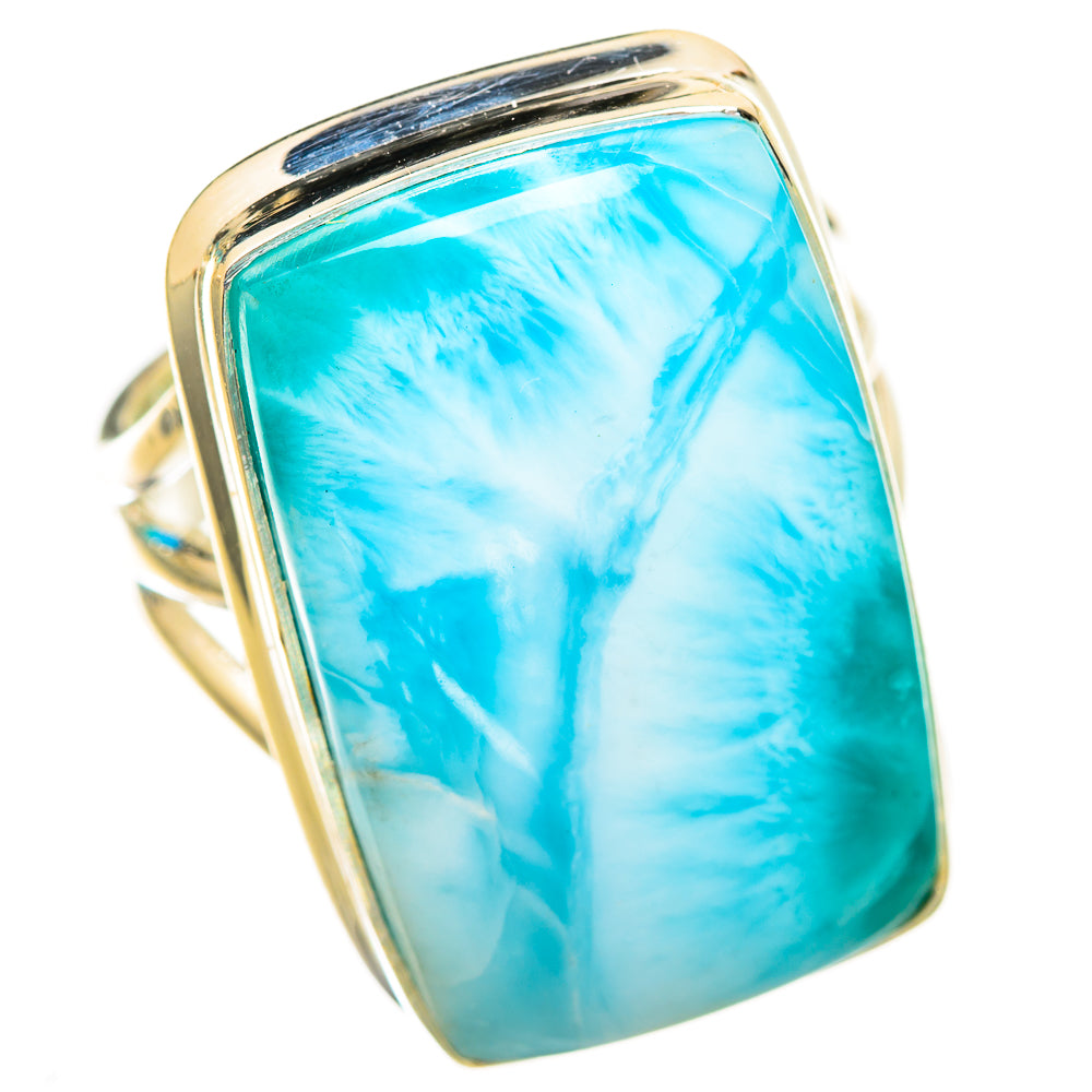 Larimar Rings handcrafted by Ana Silver Co - RING116191 - Photo 2