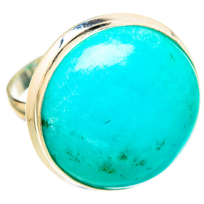 Peruvian Amazonite Rings handcrafted by Ana Silver Co - RING116192 - Photo 2